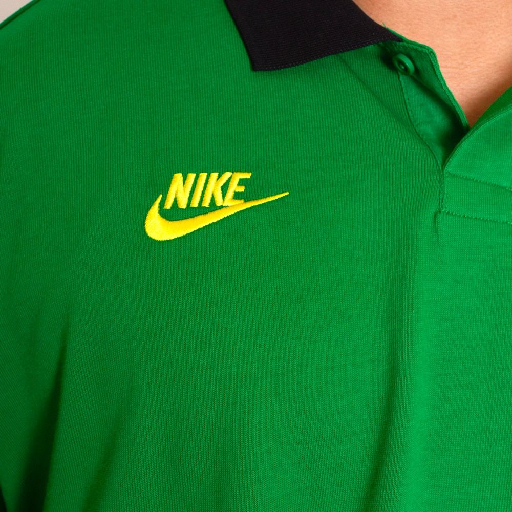 Interlocking UO, Nike, Green, Polo, Cotton, Men, Jersey fabric, Combed, Legacy, Oversized fit, 2024, Shirt, 841157